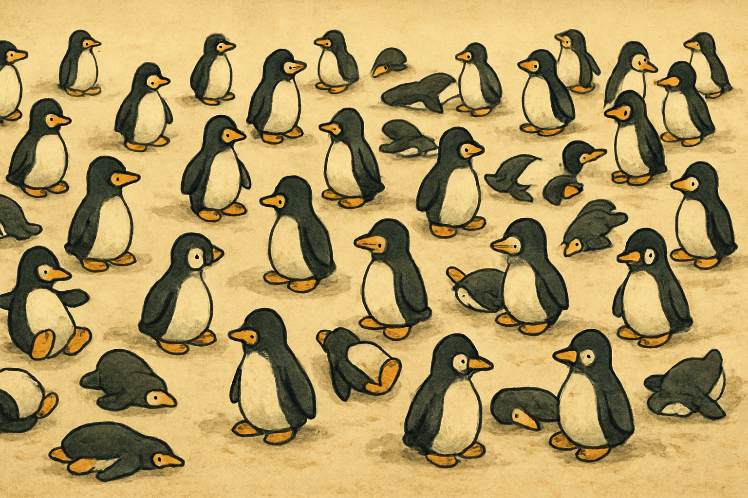 rubber penguin eraser